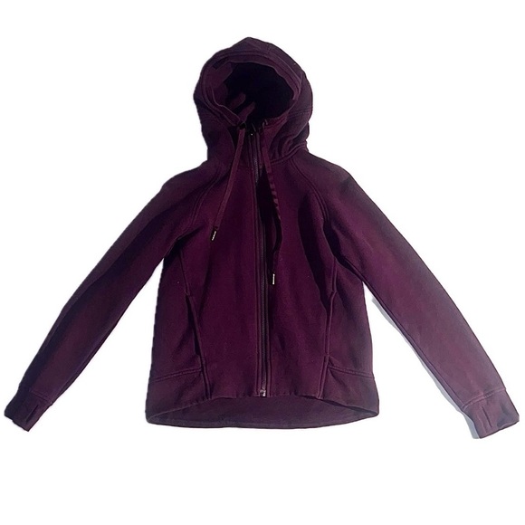 Lululemon Fleece Please Hoodie Dark Purple size 4 - Picture 9 of 11